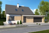 SEVILLA 3B szkielet drewniany z podwójnym garażem